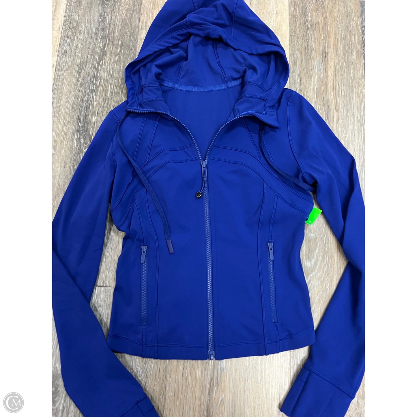 Athletic Jacket By Lululemon In Blue, Size: 6
