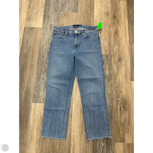 Jeans Straight By Hudson In Blue Denim, Size: 6