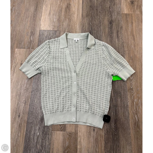Sweater Short Sleeve By 7diamonds In Green, Size: L