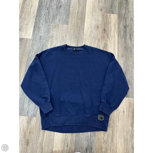 Athletic Sweatshirt Crewneck By Beyond Yoga In Blue, Size: M