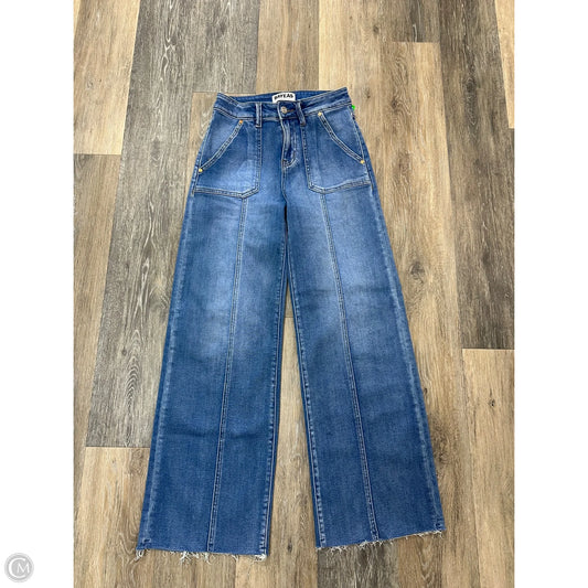 Jeans Wide Leg By Bayse In Blue Denim, Size: 0