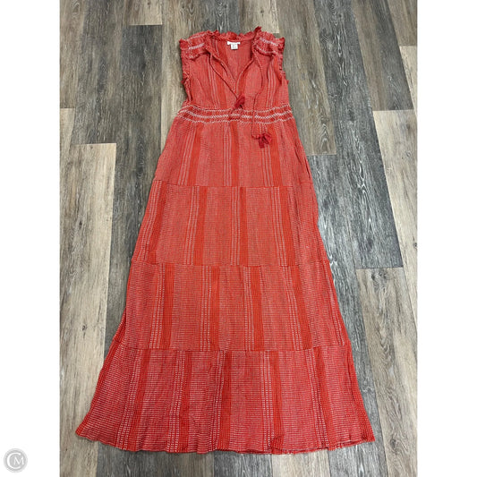 Dress Casual Maxi By Ariat In Red, Size: L