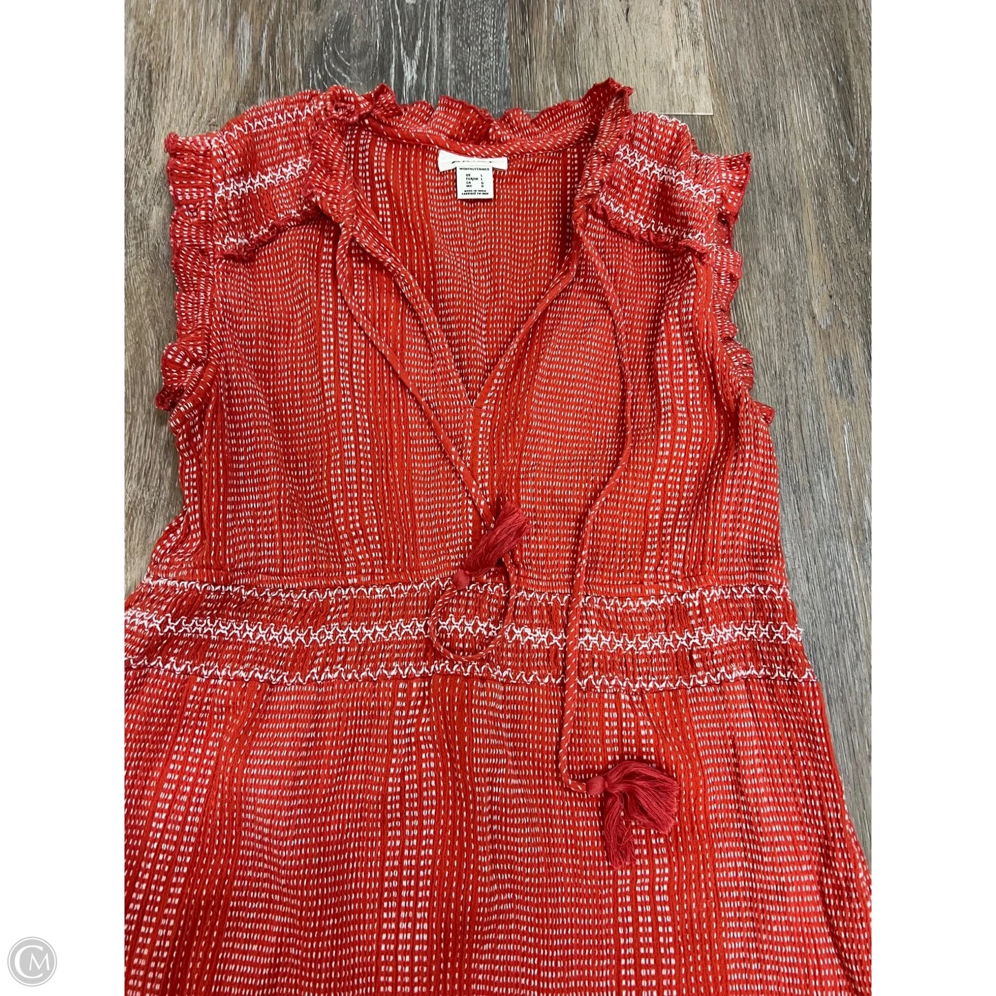 Dress Casual Maxi By Ariat In Red, Size: L