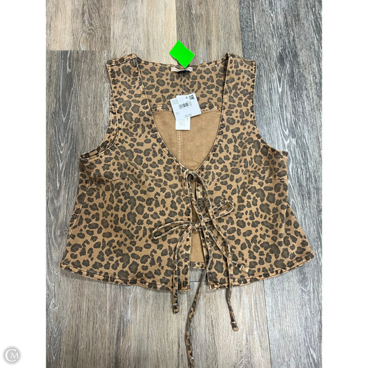 Top Sleeveless By American Eagle In Animal Print, Size: S