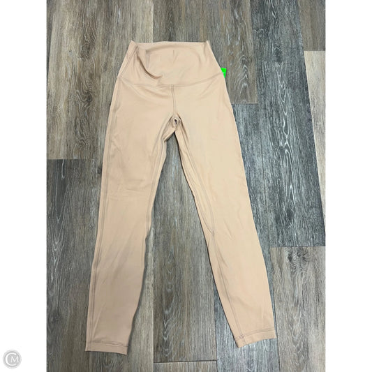 Athletic Leggings By Lululemon In Tan, Size: 4