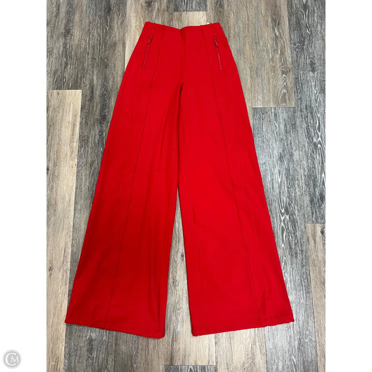 Athletic Pants By Lululemon In Red, Size: Xxs