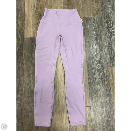 Athletic Leggings By Lululemon In Purple, Size: 4