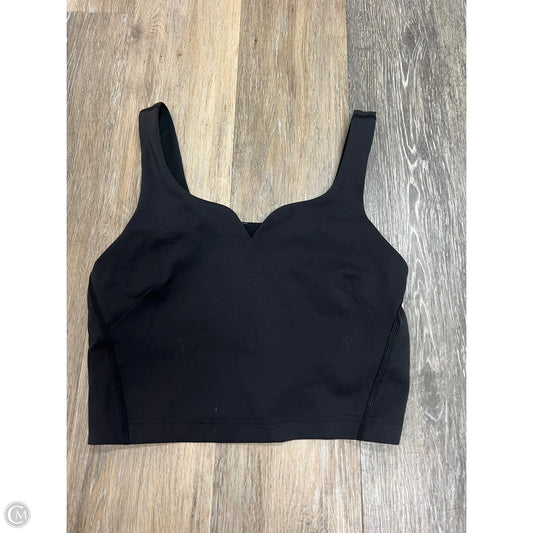 Athletic Tank Top By Lululemon In Black, Size: 8