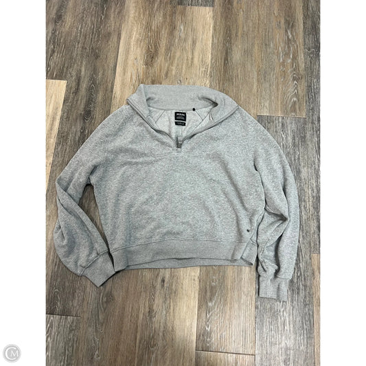 Athletic Sweatshirt Collar By Prana In Grey, Size: S