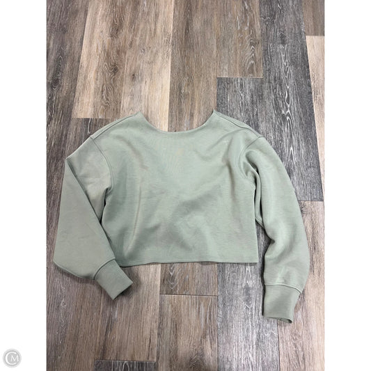 Athletic Sweatshirt Collar By Lululemon In Green, Size: 4