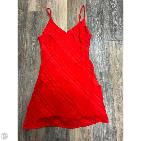 Dress Party Short By Princess Polly In Red, Size: 10