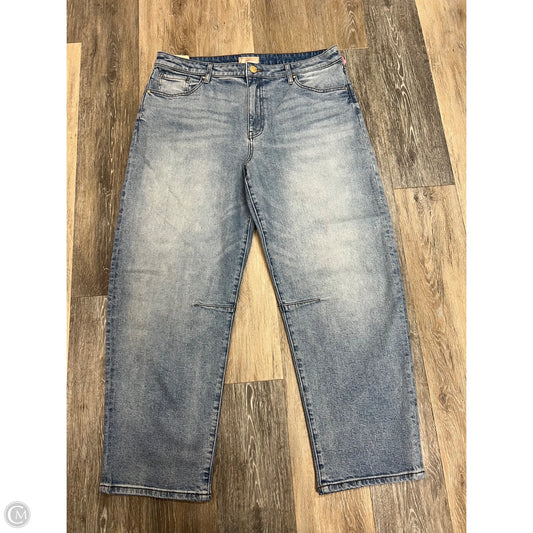 Jeans Barrel By Kut In Blue Denim, Size: 14
