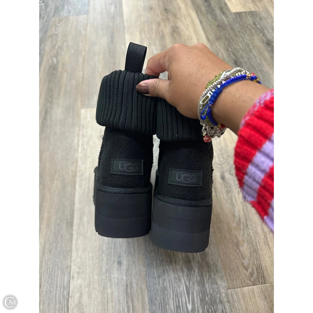 Boots Designer By Ugg In Black, Size: 10