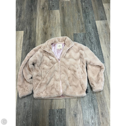 Jacket Faux Fur & Sherpa By Urban Outfitters In Tan, Size: M