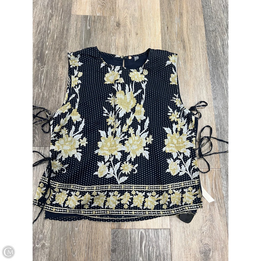 Top Sleeveless By Free People In Blue, Size: S