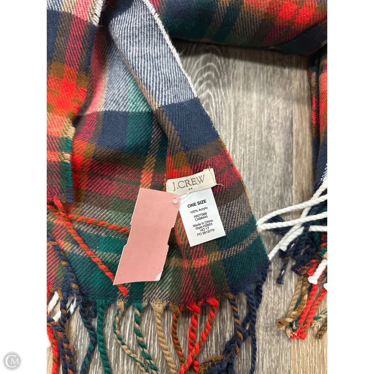 Scarf Winter By J. Crew In Plaid Pattern
