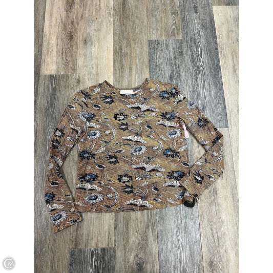 Top Long Sleeve By Ulla Johnson In Multi-colored, Size: S