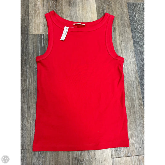 Tank Top By Madewell In Red, Size: S
