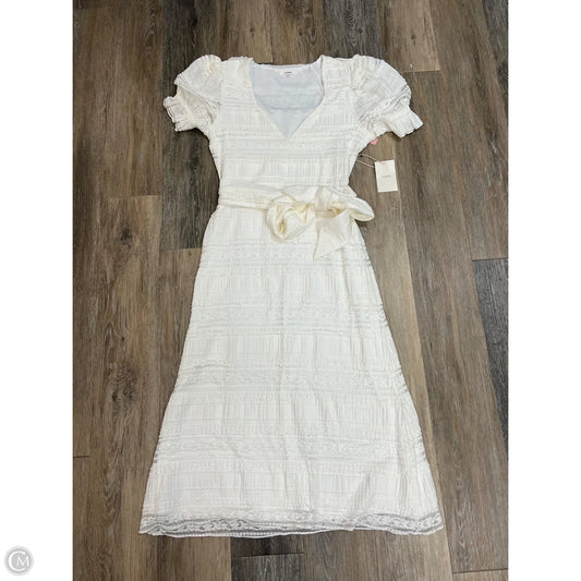 Dress Casual Midi By Tularosa In White, Size: M