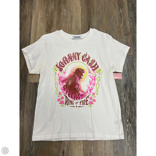 Top Short Sleeve By Daydreamer In White, Size: S