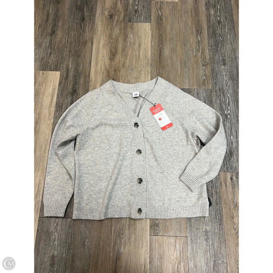 Sweater Cardigan By Cabi In Grey, Size: S