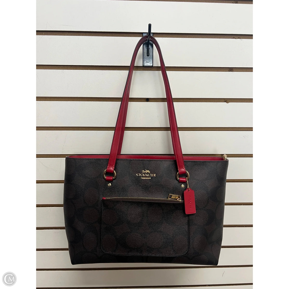 Tote Designer By Coach, Size: Large