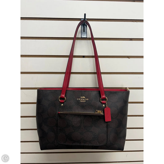 Tote Designer By Coach, Size: Large