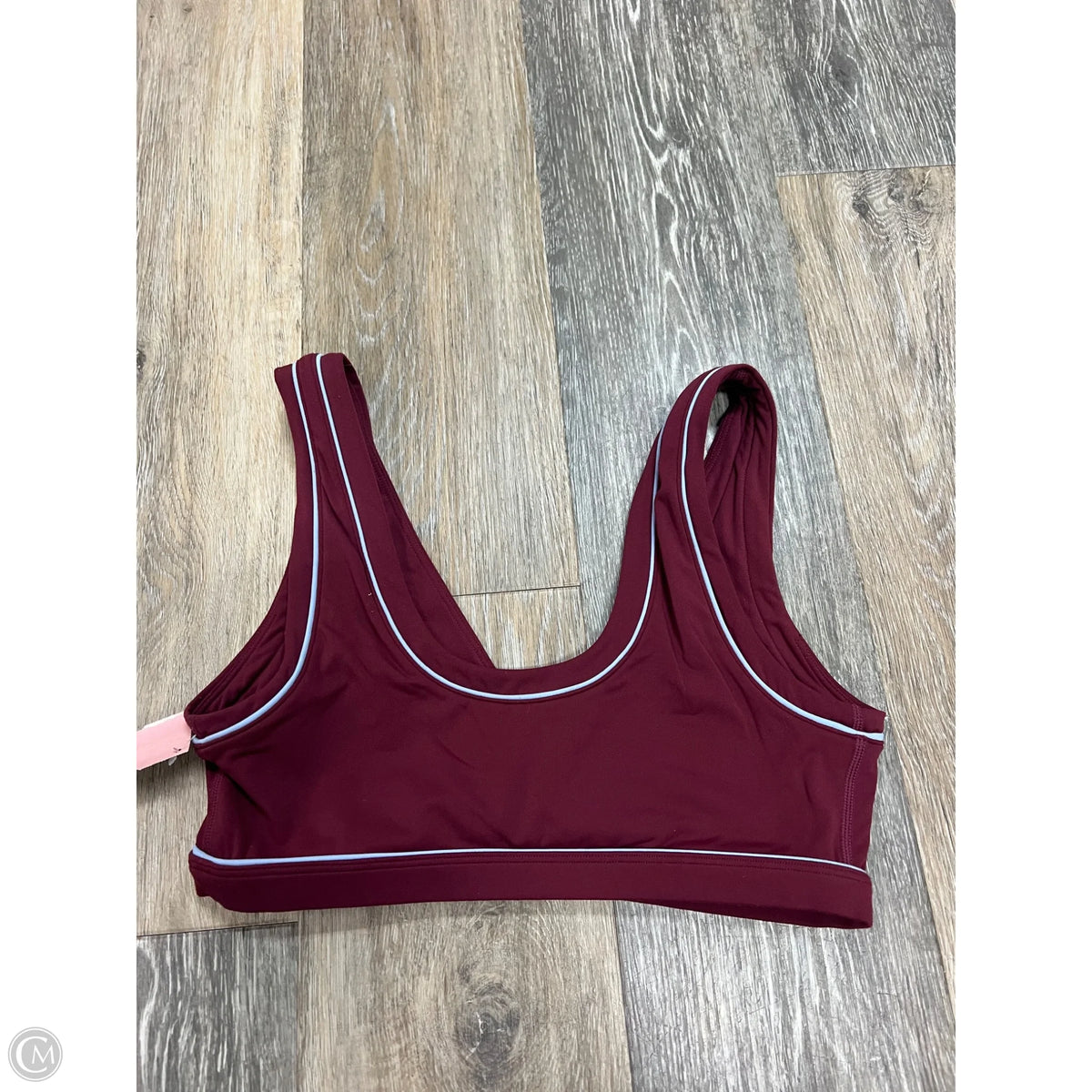 Athletic Bra By Set Active In Red, Size: M