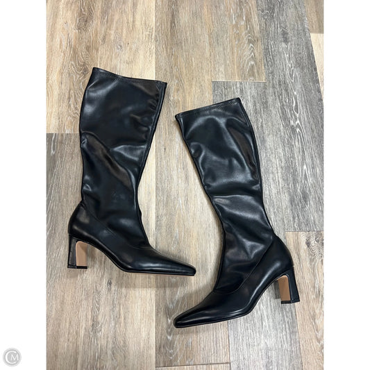 Boots Knee Heels By Steve Madden In Black, Size: 9.5