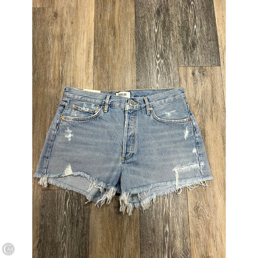 Shorts Designer By Agolde In Blue Denim, Size: 8/29