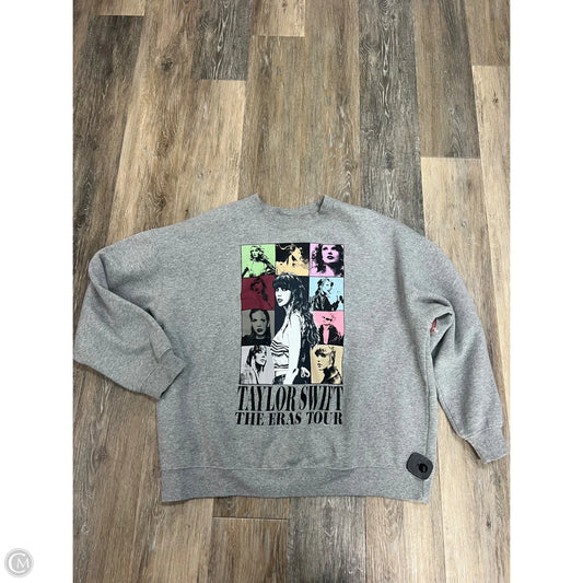 Sweatshirt Crewneck By Taylor Swift In Grey, Size: Xl