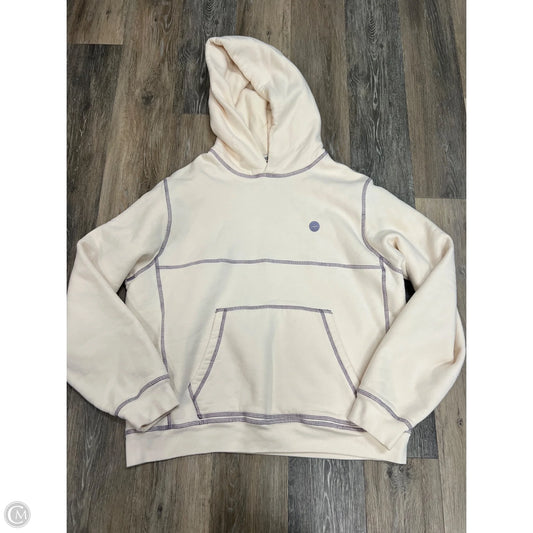 Sweatshirt Hoodie By MadHappy In Cream, Size: XL