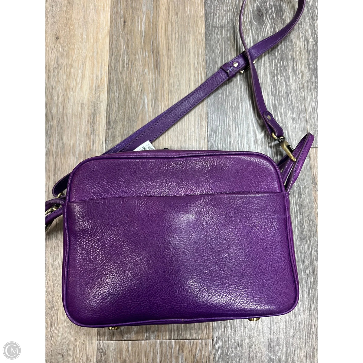 Crossbody Leather By Sapahn, Size: Medium