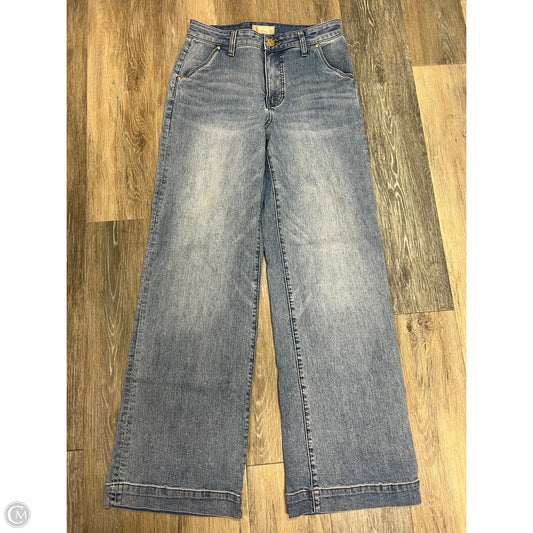Jeans Wide Leg By Kut In Blue Denim, Size: 2