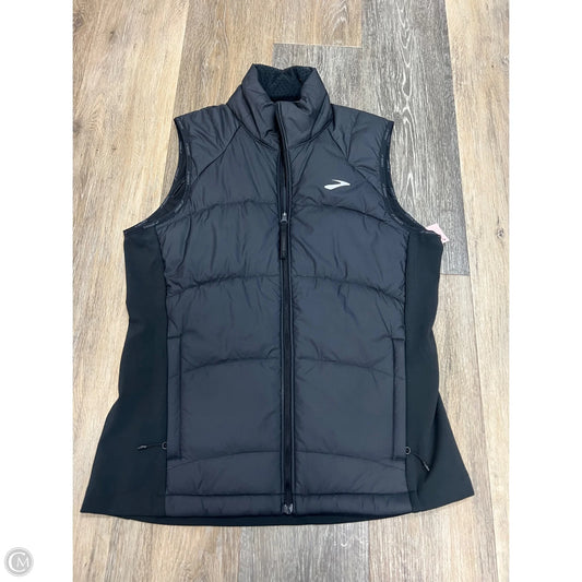 Vest Puffer & Quilted By Brooks In Black, Size: S
