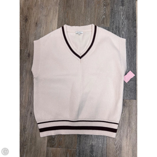 Vest Sweater By Z Supply In Cream, Size: S