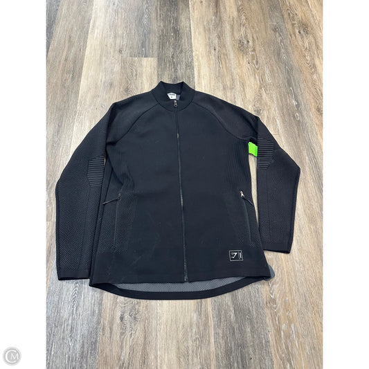 Athletic Jacket By Gym Shark In Black, Size: M