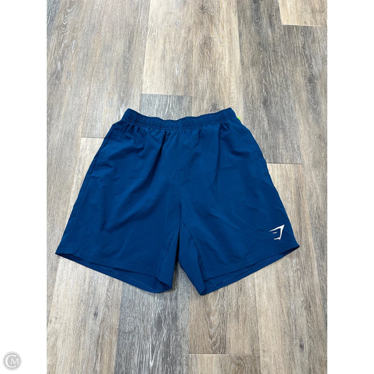 Athletic Shorts By Gym Shark In Blue, Size: M
