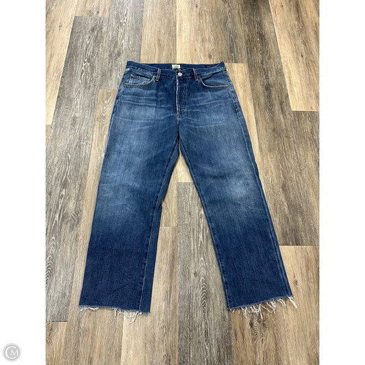 Jeans Straight By Citizens Of Humanity In Blue Denim, Size: 6/28