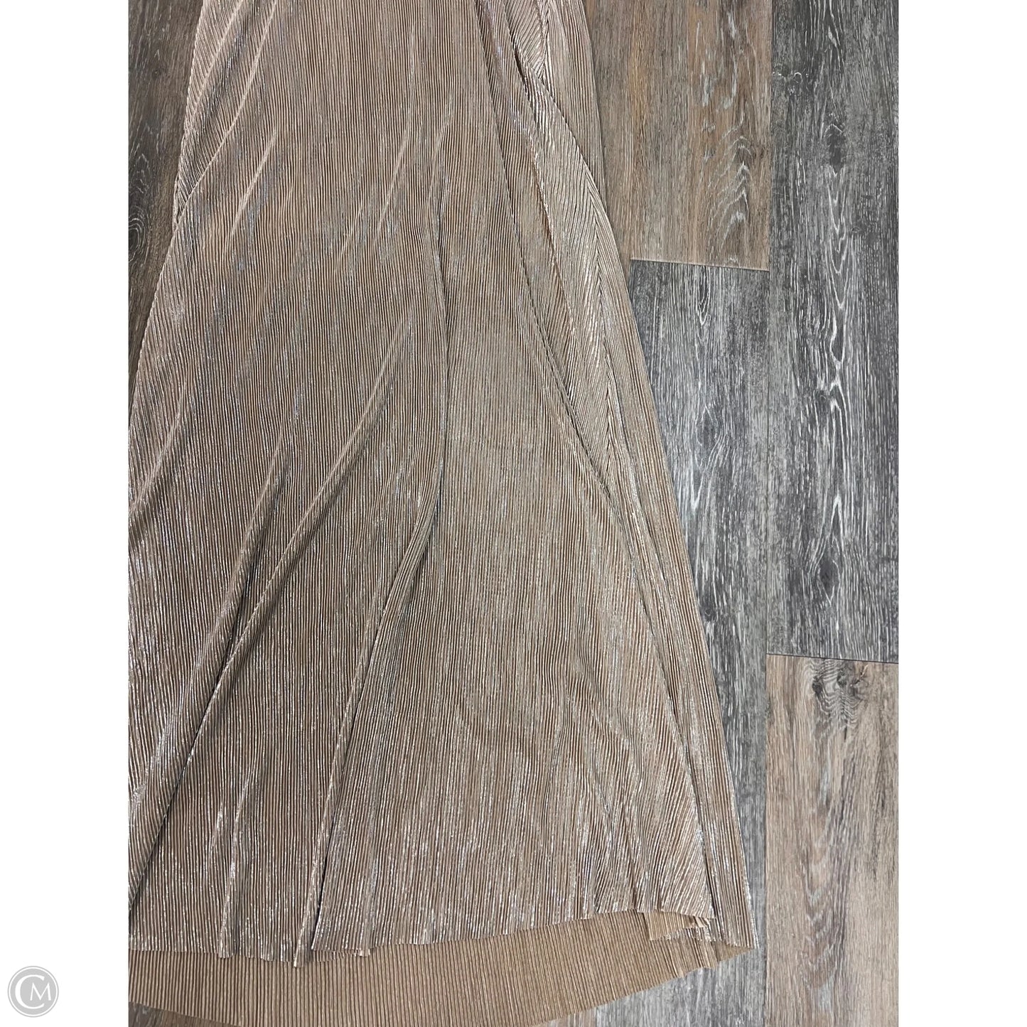 -Dress Party Long By See and Be Seen In Gold, Size: L