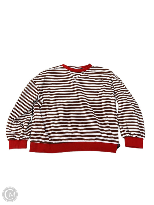 Top Long Sleeve By Clothes Mentor In Striped Pattern, Size: S