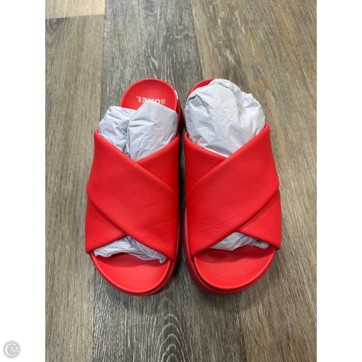 Sandals Flats By Sorel In Red, Size: 8