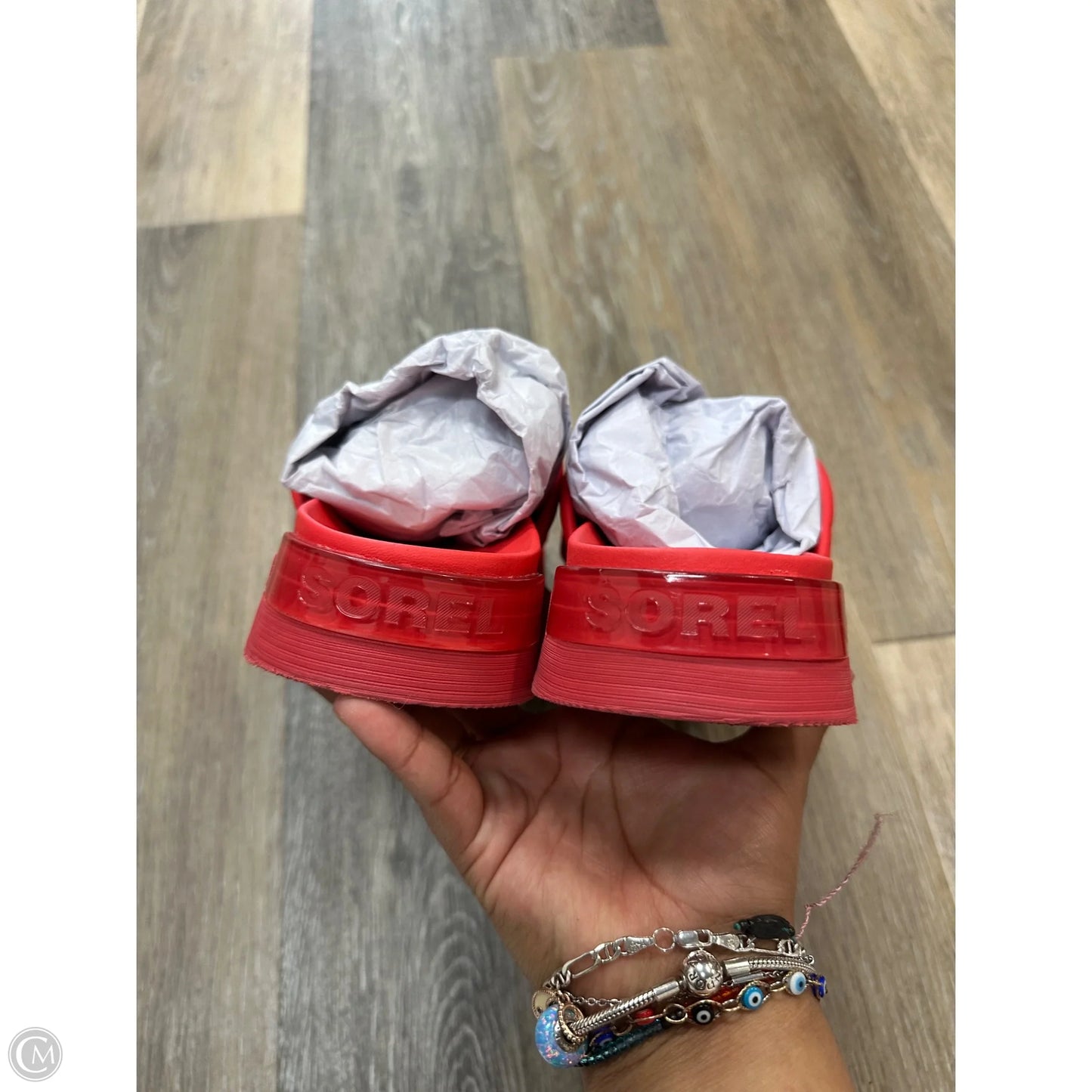 Sandals Flats By Sorel In Red, Size: 8
