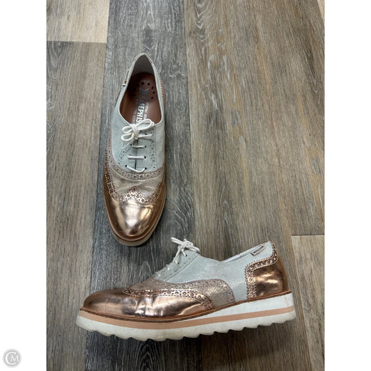 Shoes Flats By Mephisto In Rose Gold, Size: 8.5