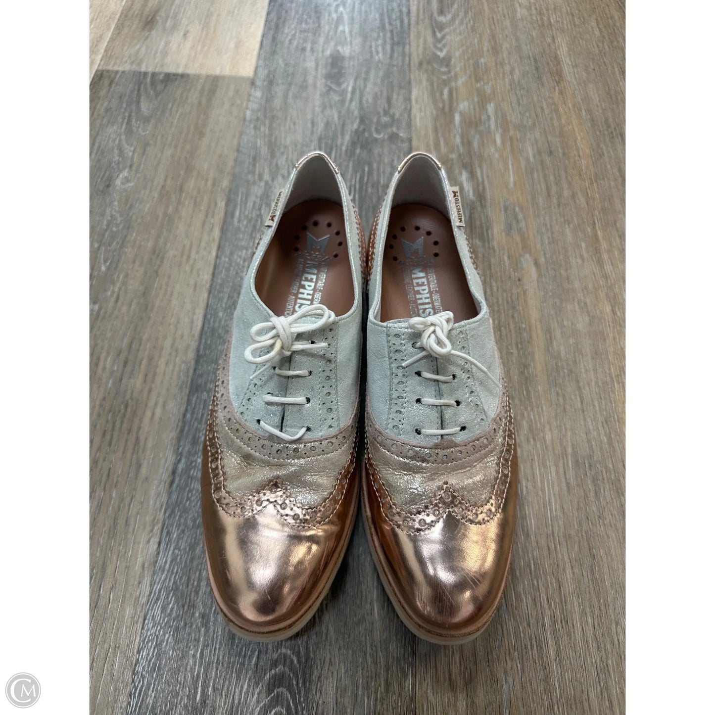 Shoes Flats By Mephisto In Rose Gold, Size: 8.5