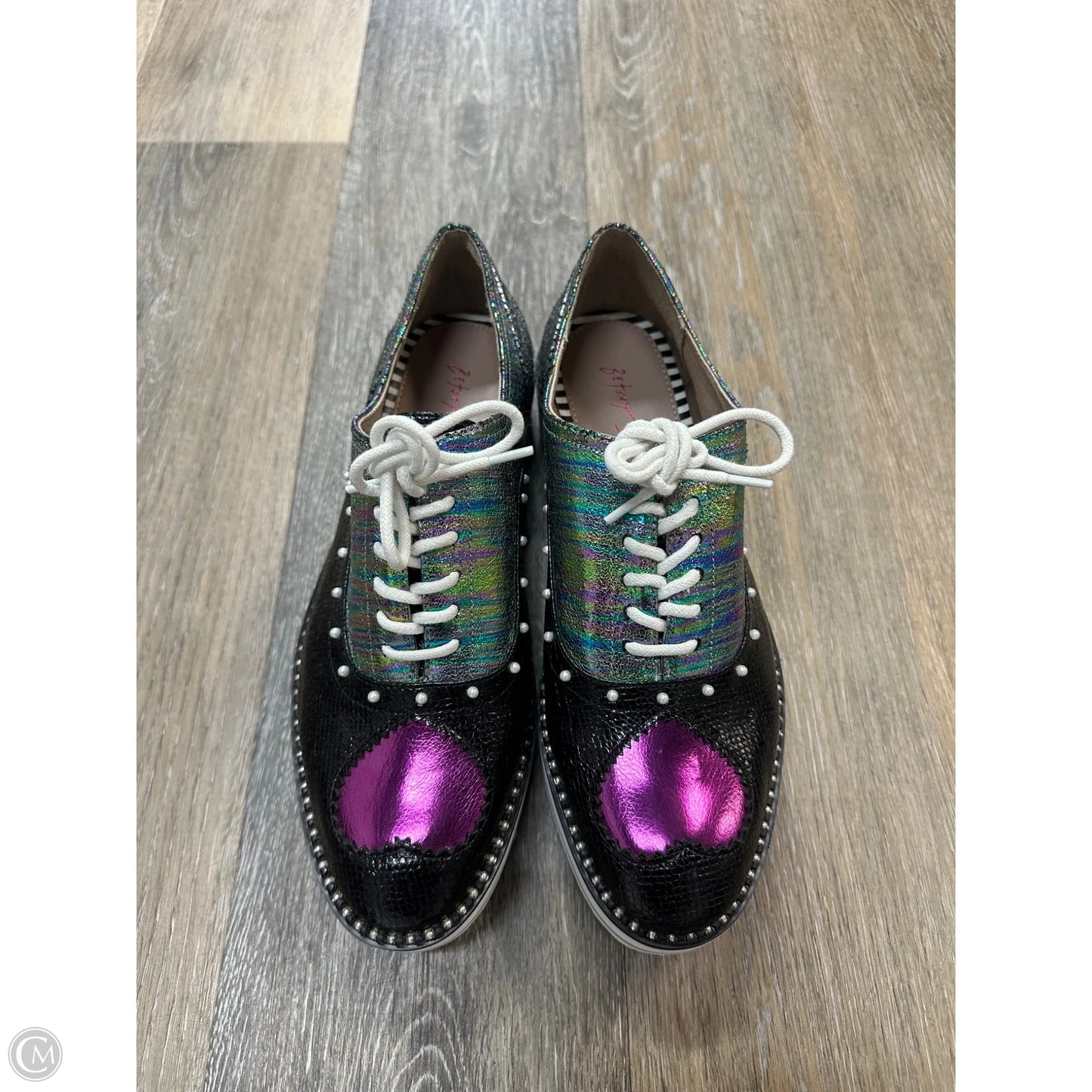 Shoes Flats By Betsey Johnson In Multi-colored, Size: 9