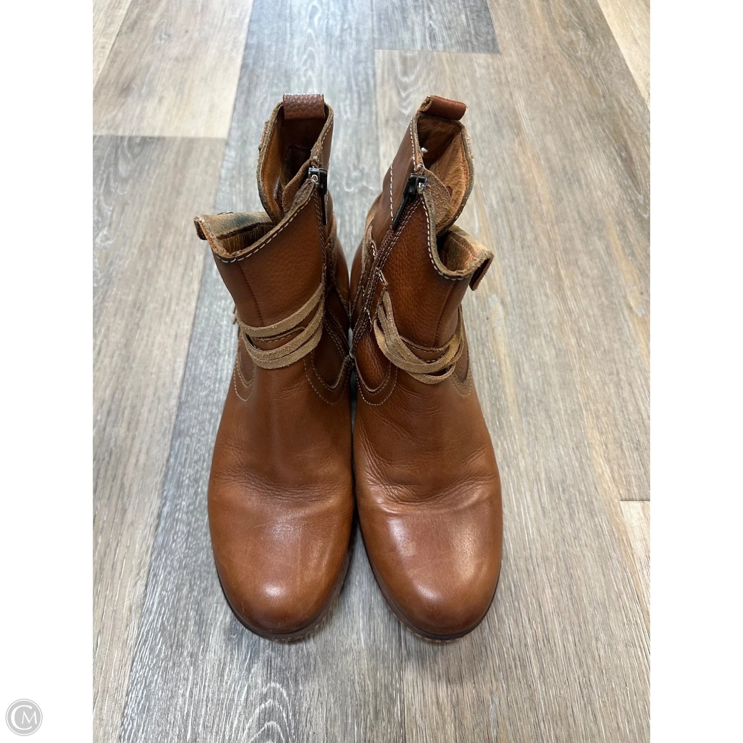 Boots Ankle Heels By Pikolinos In Brown, Size: 8.5