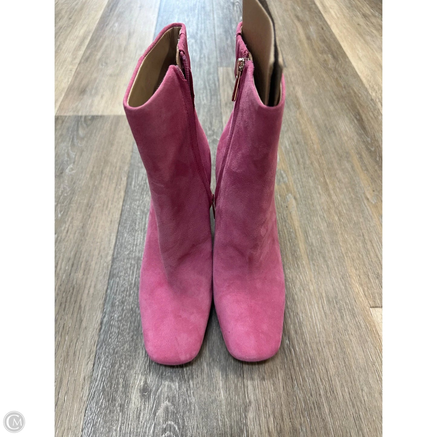 Boots Ankle Heels By Sam Edelman In Pink, Size: 8