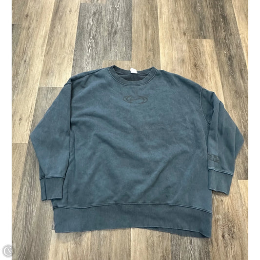 Athletic Sweatshirt Crewneck By Nike Apparel In Blue, Size: Xxl