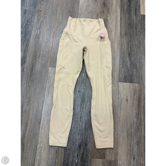 Athletic Leggings By Lululemon In Yellow, Size: 4